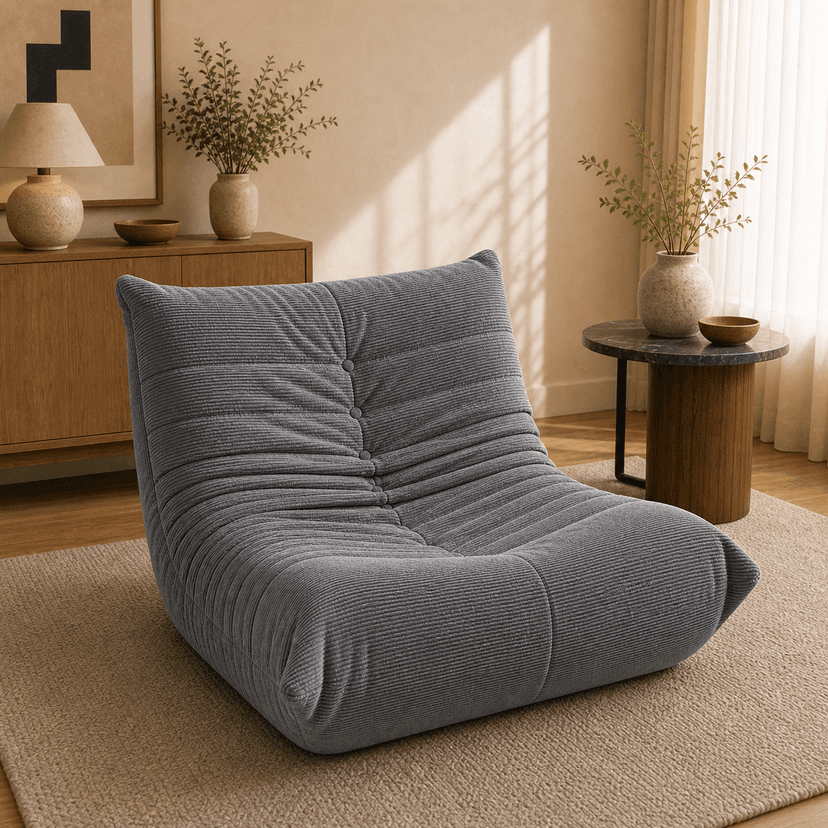 Caterpillar Sofa single seat - single-seat compressed foam sofa