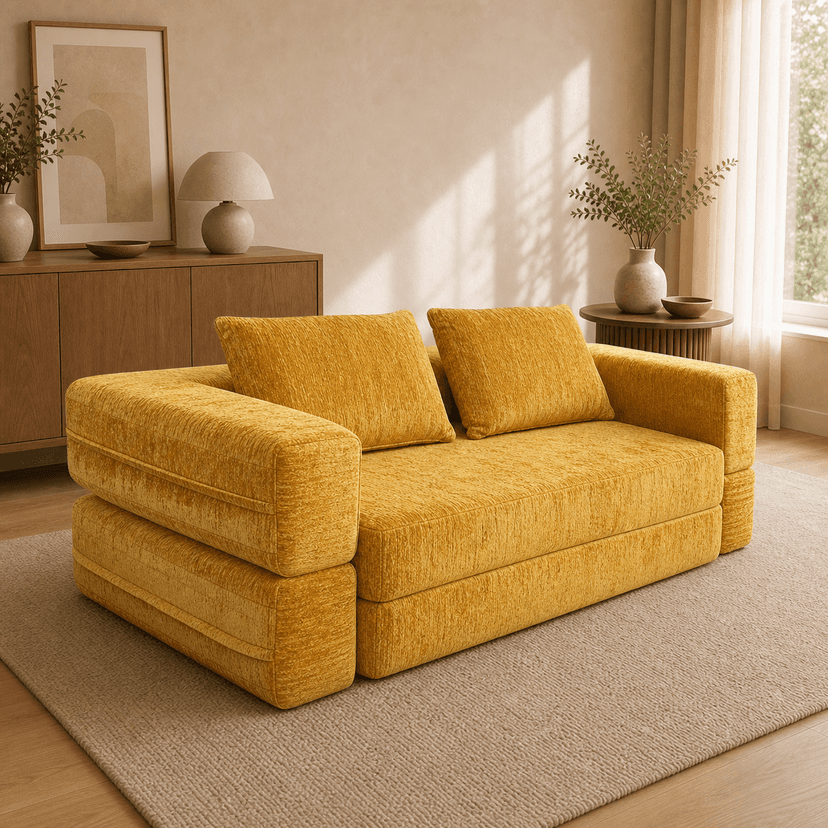Human Dog Bed - single-seat compressed foam sofa